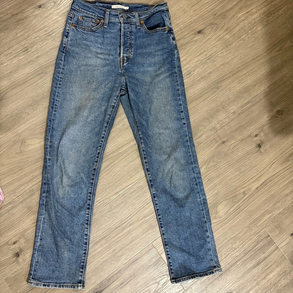 Levi's Denim - Levis Wedgie Straight Leg Jeans Women’s Sz 27 High-Rise Medium Wash Denim Ankle